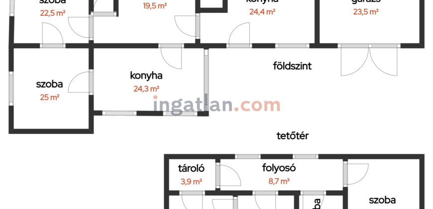 Jász-Nagykun-Szolnok, Mezőtúr központjában felújított ingatlan eladó